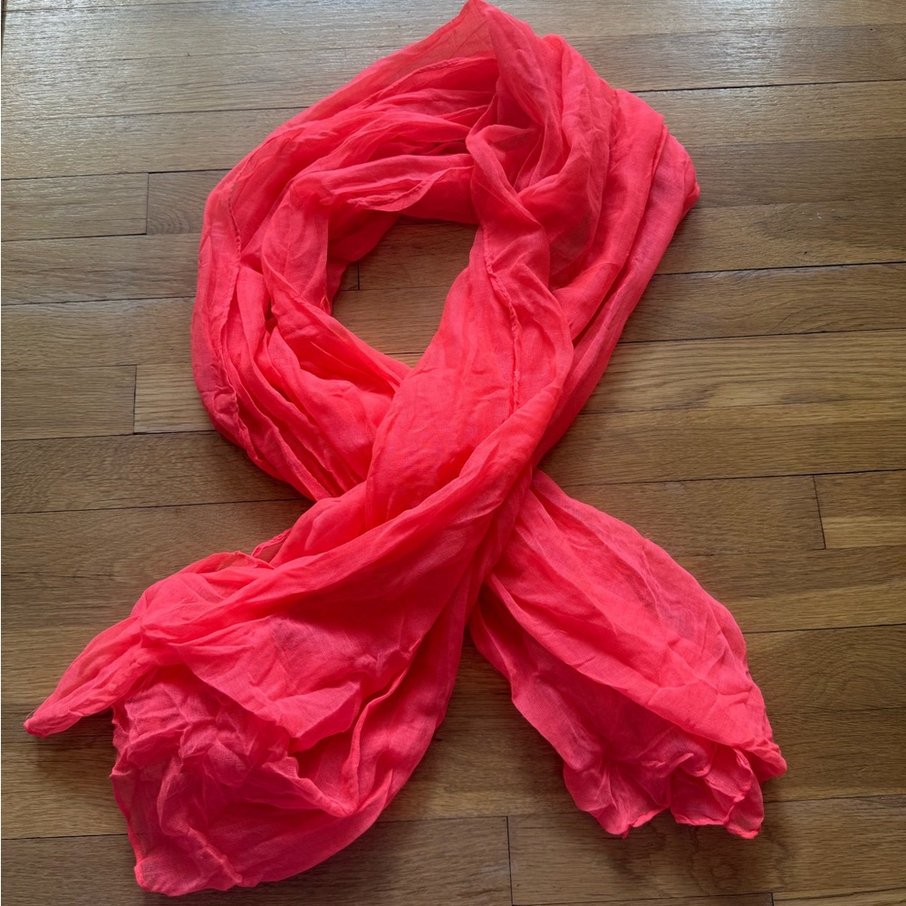 Coral Mesh Scarf